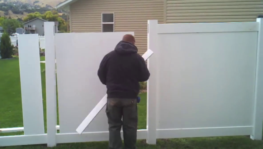 How to Install PVC Fence Panels